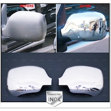 Renault Kangoo Krom Ayna Kapağı 2 Prç. 1997-2007 P. Çelik