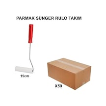 Sünger Rulo Takımı, 15 Cm, 50 Adet, Kaliteli Malzeme