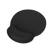 Comfipad Bilek Destekli Konfor Kaymaz Ergonomik Mouse Pad Siyah Siyah