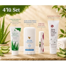 Forever Diş Macunu + Aloe Lips + Aloe Heat Lotion + Aloe Deodorant