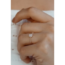 14 Ayar Mini Baget Yüzük