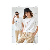 Startmore Beyaz Unisex T-shirt 1 Adet Beyaz
