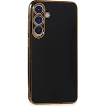 Samsung Uyumlu Galaxy S24 Plus Kılıf Volet Silikon Siyah