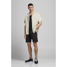 Jack & Jones Jack&jones Erkek Şort 12182555 Siyah