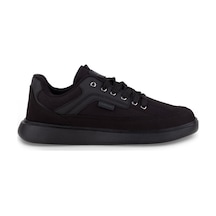 Carrano 1157-26 Dayanıklı Tekstil Anatomik Erkek Sneaker Sade Siyah Siyah