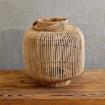 Erva Rattan Mumluk 28x30x38 Bej
