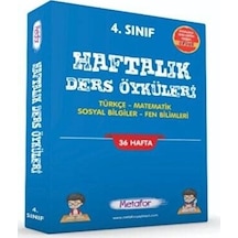 Metafor 4.sınıf Haftalık Ders Öyküleri 36 Föy Hdö