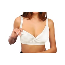 Hepimiz Alalım Sema Baby Kruvaze Emzirme Sütyeni Beyaz 95 Beden8682476853902