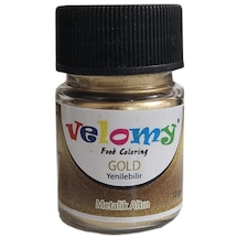 Velomy Metalik Sim Toz Boya 10gr Altın