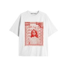 Kalic Studio Lana Del Rey Oversize T-shirt Kod32 Beyaz-32