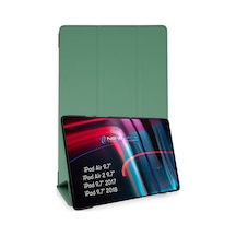 Newface - 32 - İpad 5 Air 9.7 Kılıf Tablet Smart Kılıf - - Edntrend - Koyu Yeşil