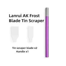 Lanrui Ak Frost Manyetik Olmayan Seramik Kazıyıcı Seti