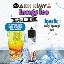 Energy Ice Yoğun Dıy Kit Enerji Içeceği Buz Gıda Aroması %25 Oranda Aroma İçerir Hazır Değildir 60 Ml