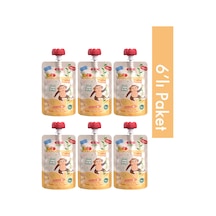 Mango Monkey Organik Karışık Meyve Püresi 110 Gr 6 Adet