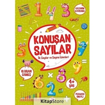 Konuşan Sayılar - İlk Sayılar ve Sayma İşlemleri 4+ Yaş- Dokuz Yayınları
