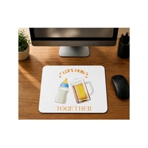 Lets Drink Baskılı Mousepad Bilgisayar Altlığı