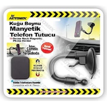 Automix Kugu Boynu Manyetik Telefon Tutucu Bej