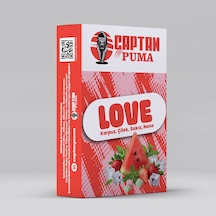 Captan Puma Love - Karpuz, Çilek, Sakız, Nane Aromalı Mela 50gr.