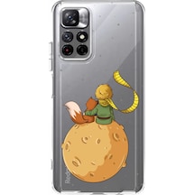 Redmi 10 Uyumlu Küçük Prens Gezegen Boa Tasarımlı Baskılı Silikon Kılıf Renkli
