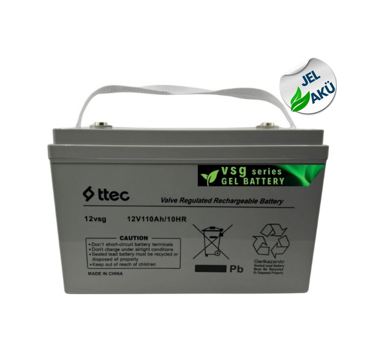 Ttec 12v 110ah Jel Akü Kesintisiz Enerji Depolama Sistemleri İçin 2025 Üretim-115297