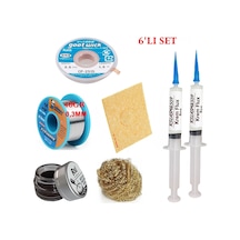 Mechanic Lehim Teli 0,3mm 40gr Havya Uc Temizleyici Rslasm Flux Ve Cp-2515 Lehim Emme Teli Seti3 St05
