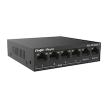 Ruijie-Reyee RG-ES106D-P 4 Port POE + 10-100-1000 Mbps + 2 Port 10-100 Mbps Uplink Switch