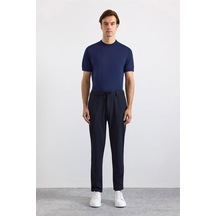 Süvari Lacivert Slim Düz Jogger Pantolon Pn2020500764-m09
