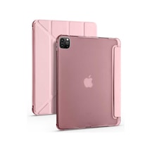 Apple Uyumlu iPad, Pro 11 4. Nesil 2022 Kılıf Kalem Bölmeli Trifolding Case