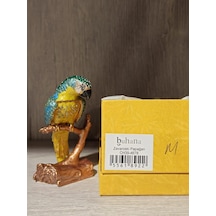 Swarovski Taşlı Papağan Mücevherlik / Dekoratif Biblo