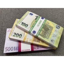 Aykar Yeni 300 Adet Euro 100 - 200 - 500 Euro Geçersiz Para Eğlence ...