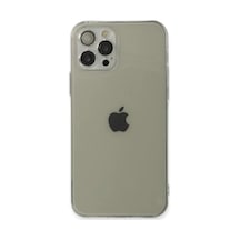 Newface Apple İphone 12 Pro Kılıf Fly Lens Silikon - Şeffaf