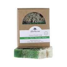 The Soap Factory Kabak Lifli Seri Limon-Kekik-Keten Tohum Sabunu 120 G
