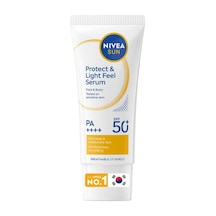 Nivea Sun Protect & Light Feel Serum Spf50+ 90 Ml 4'li Avantaj Paketi Mıchu