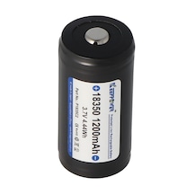 Keeppower 18350 - 1200mah, 3.6v - 3.7v Li-ion Pil Korumalı, Boyutlar Not Yaklaşık 39x18,6 Mm