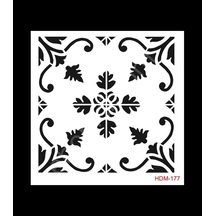 Hdm177 Cadence Home Dekor Stencil 25X25