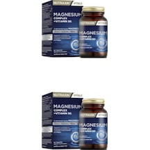 Magnezyum Complex 60 Tablet 125 Mg - Bisiglinat - Taurat - Malat - Sitrat - B6 2 Adet