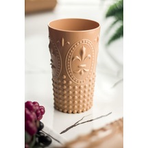 Akrilik Bal Tekli Uzun Bardak & Su Meşrubat Bardağı 750 Ml Büyük Boy & Cam Değildir