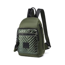 Smart Bags Parlak Kumaş Küçük Boy Askılı Kadın Sırt Çantası 3247 Yeşil