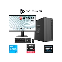 Go Gamer E91D i3-13100F 16 GB 256 GB SSD RX550 4 GB 24" Free Dos Oem Paket Masaüstü Oyuncu Bilgisayarı