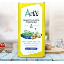 Avilo Naturel Sızma Soğuk Sıkım Zeytinyağı Teneke 5 L