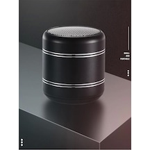 Mini Alüminyum Tws Kablosuz Bluetooth Hoparlör Yuvarlak Metal Tasarım, Yüksek Bas Ve Taşınabilir Özellikler Lisinya
