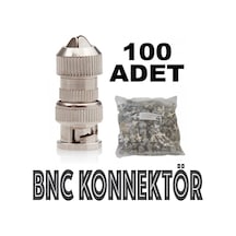 Bakır Bnc Konnektör 100'lü - AYNI GÜN !