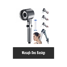Masajlı Çok Fonksiyonlu Ayarlanabilir Filtreli Arıtmalı Krom Duş Başlığı El Duşu Lüks Kalite Diğer