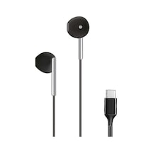 H46 Type-c Stereo Kulak İçi Kablolu Kulaklık Siyah