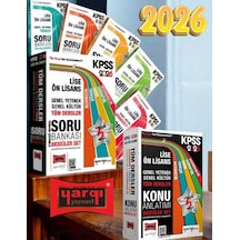 2026 Kpss Lise Ön Lisans Gk-gy Tüm Dersler Tamamı Çözümlü Modüler Soru Bankası Ve Konu Anlatım Seti
