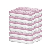Nora 12'li 1.2 Litre Küçük Boy Açık Pembe Saklama Kabı