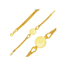 22 Ayar Çeyrek Altınlı Bileklik YAUAS22K20669