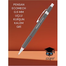 Ecomech 0.5 Mm Uçlu Kurşun Kalem, Versatil Kalem, Gri