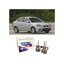 Kia Rio Led Xenon Uzun + Kısa Far Ampulü H4 Mono Yeni Seri Beyaz 2000-2011