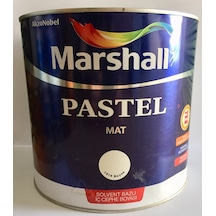 Marshall Pastel Mat Yağlı Boya (0,75 Lt-2,5 Lt) Beyaz